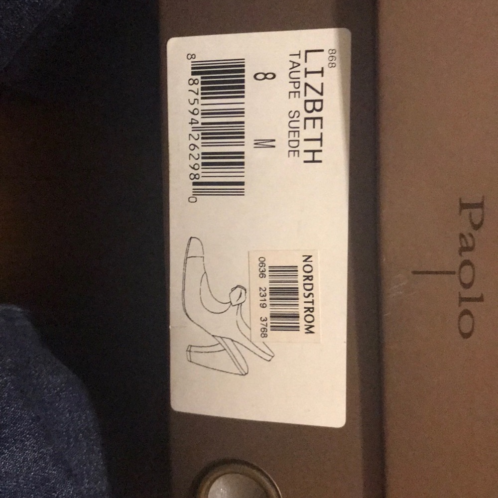 Linea Paolo Lizbeth Taupe Suede Shoes